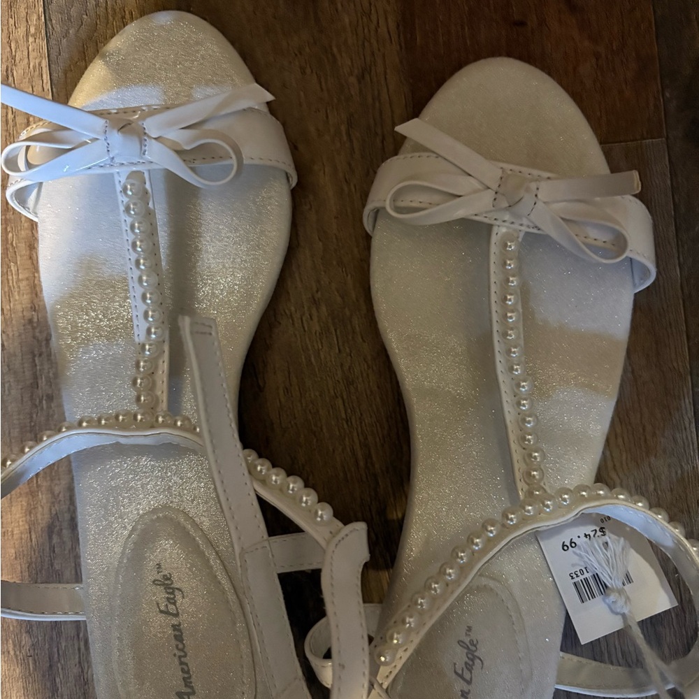 American Eagle Outfitters Women's White Sandals
